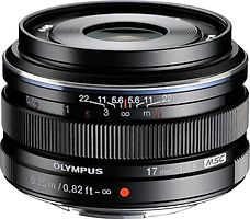 Olympus 17 mm F1.8 46 mm Filtergewinde (Micro Four Thirds Anschluss) schwarz