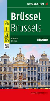 freytag & berndt Stadtplan Bruxelles / Brüssel 1:18.000
