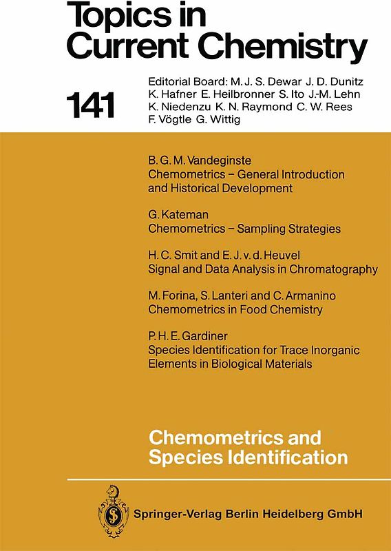 Chemometrics and Species Identification