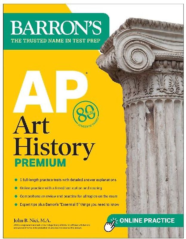 AP Art History Premium, Sixth Edition: Prep Book with 5 Practice Tests + Comprehensive Review + Online Practice