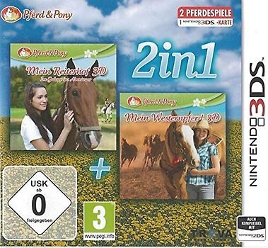 2 in 1: Westernpferd 3D + Reiterhof 3D Nintendo 3DS