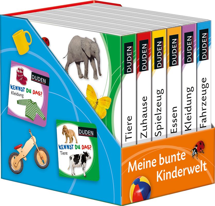Duden 12+: Kennst du das? Meine bunte Kinderwelt [6 Bücher + Schuber]