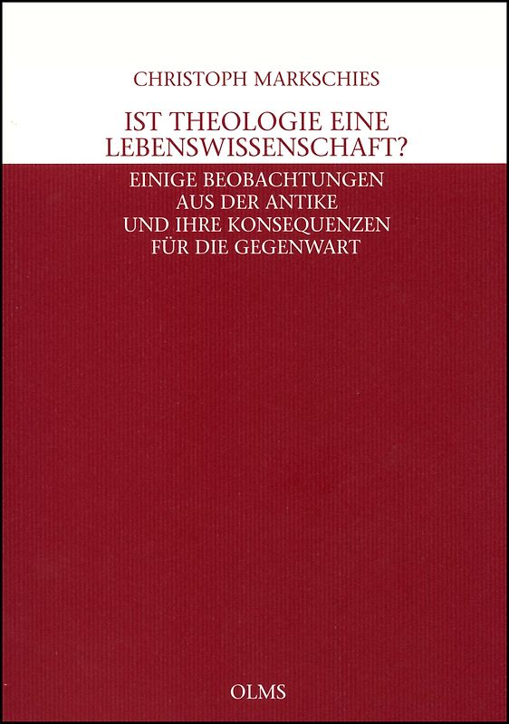 Ist Theologie eine Lebenswissenschaft?
