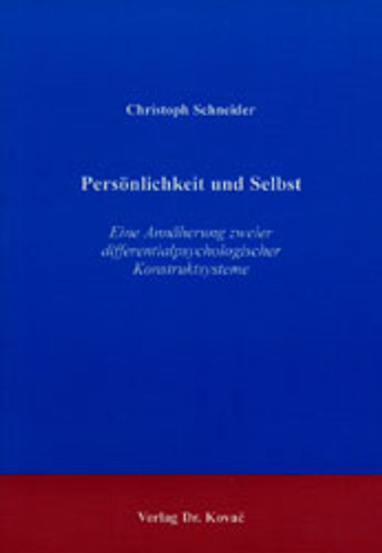 Persönlichkeit und Selbst