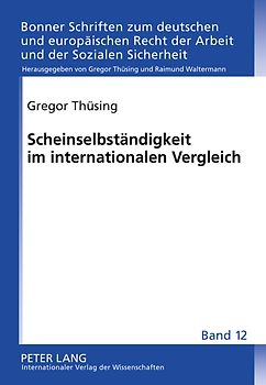 Scheinselbstaendigkeit im internationalen Vergleich