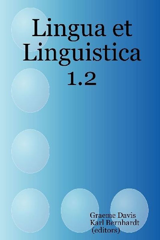 Lingua et Linguistica 1.2