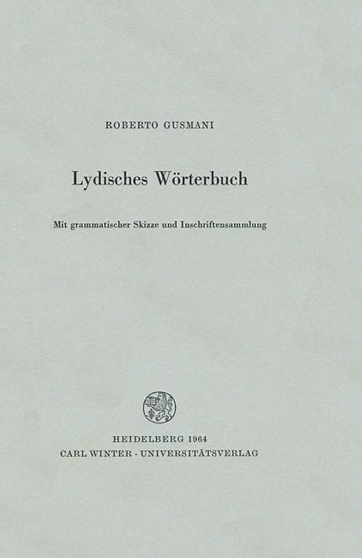 Lydisches Wörterbuch