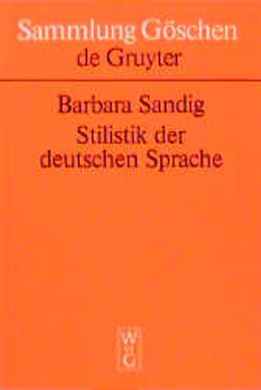 Stilistik der deutschen Sprache