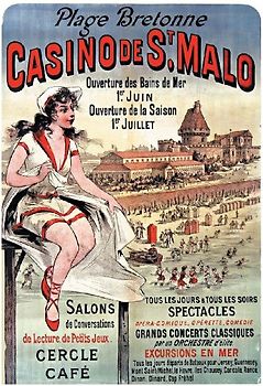 Carnet Blanc, Affiche Casino Saint-Malo