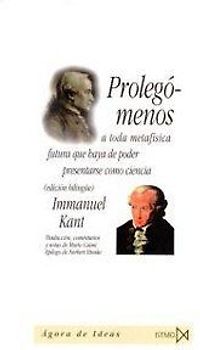 Prolegómenos a toda metafísica futura que haya de poder presentarse como ciencia
