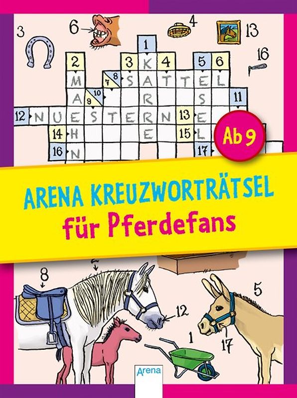 Arena Kreuzworträtsel für Pferdefans ab 9