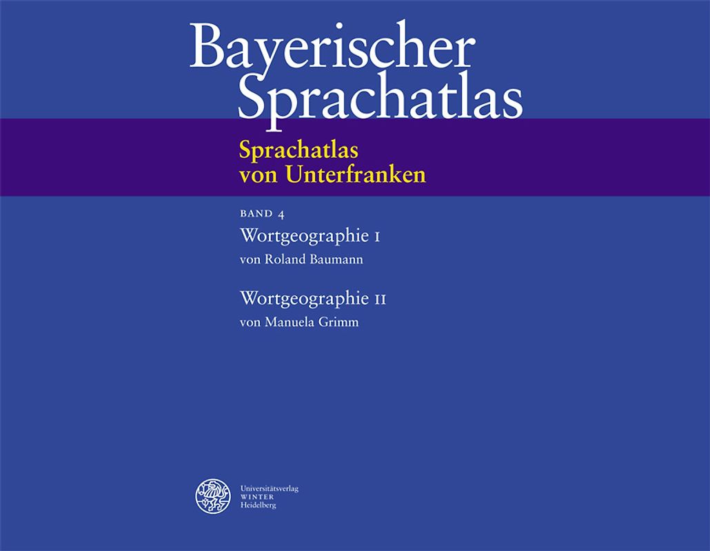 Sprachatlas von Unterfranken (SUF) / Wortgeographie I: Heu- und Getreideernte, Ackerbau, Boden und Flur, Düngung. Wortgeographie II: Rindvieh, Rübenbau, Milch und Milchverarbeitung, Ziege und Schaf, Schwein und Hausschlachten, Geflügel und weitere Haustiere