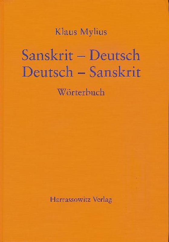 Sanskrit-Deutsch /Deutsch-Sanskrit