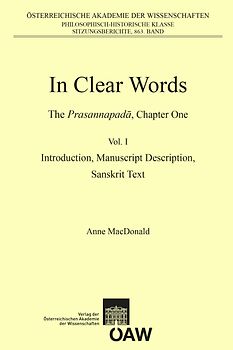 In Clear Words. The Prasannapadā, Chapter One
