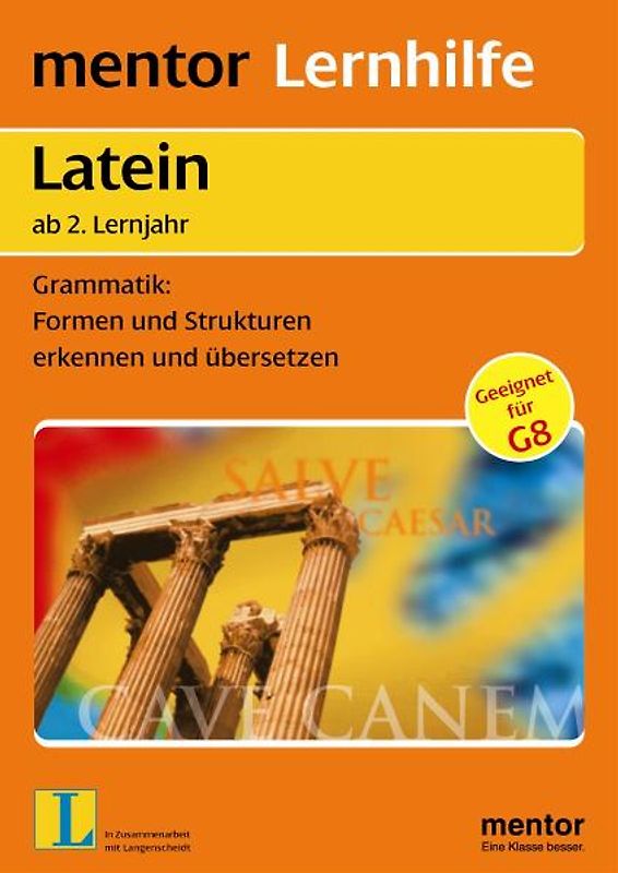 mentor Lernhilfe: Latein ab 2. Lernjahr. Grammatik: Formen und Strukturen erkennen und übersetzen