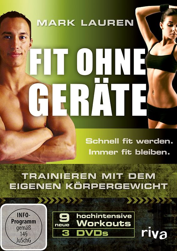 Fit ohne Geräte - Trainieren mit dem eigenen Körpergewicht [3 DVDs] DVD