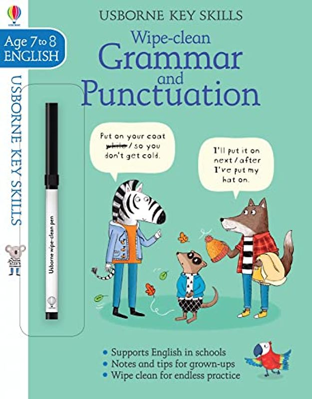 Wipe-Clean Grammar & Punctuation 7-8 (Key Skills): 1
