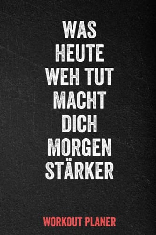 Workout Planer: Trainingstagebuch für Krafttraining, Bodybuilding und Powerlifting | Trainingsfortschritt dokumentieren | Fitness Logbuch für Männer und Frauen