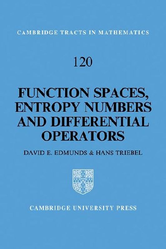 Function Spaces, Entropy Numbers, Differential Operators