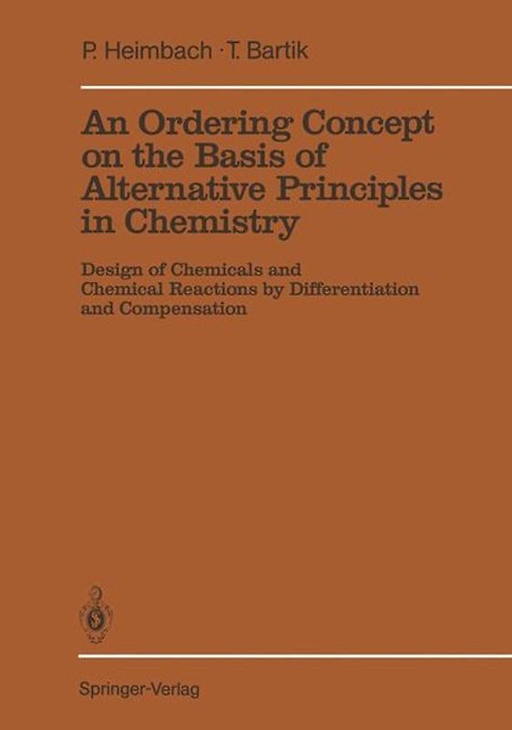 An Ordering Concept on the Basis of Alternative Principles in Chemistry