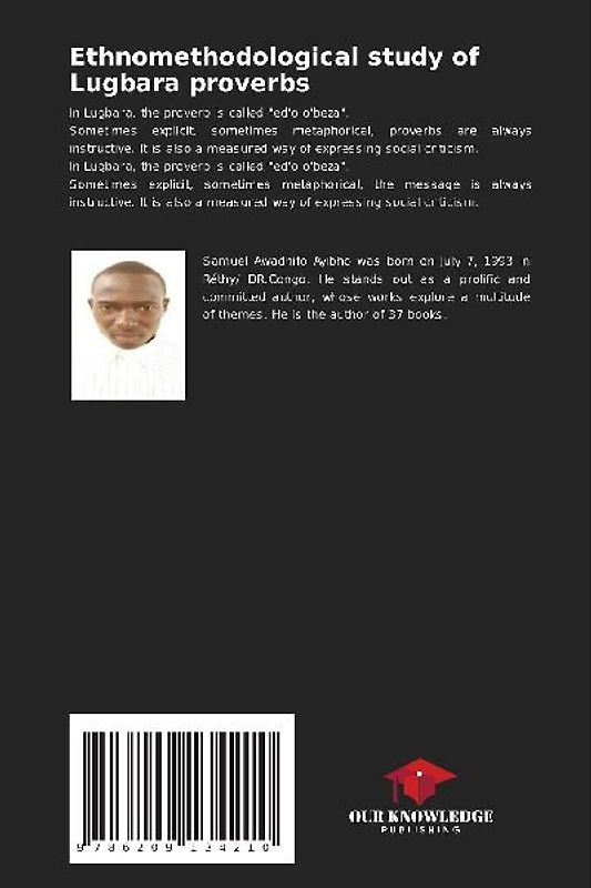 Ethnomethodological study of Lugbara proverbs