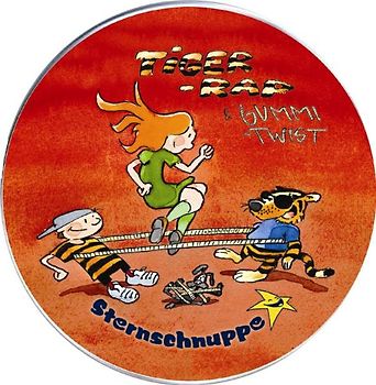 Tiger-Rap & GummiTwist. Einladung zum Kinderfest mit 10 witzig-spritzig-fetzig-frechen Liedern in einer originellen Verpackung. Lädt zum Tanzen ein!