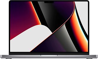 Apple MacBook Pro CTO mit Touch ID 14.2" (Liquid Retina XDR Display) M1 Pro (10-Core CPU, 16-Core GPU) 32 GB RAM 2 TB SSD [Late 2021] space grau