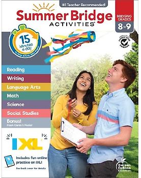 Summer Bridge Activities, Grades 8 - 9