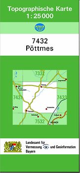 TK25 7432 Pöttmes
