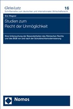 Studien zum Recht der Unmöglichkeit