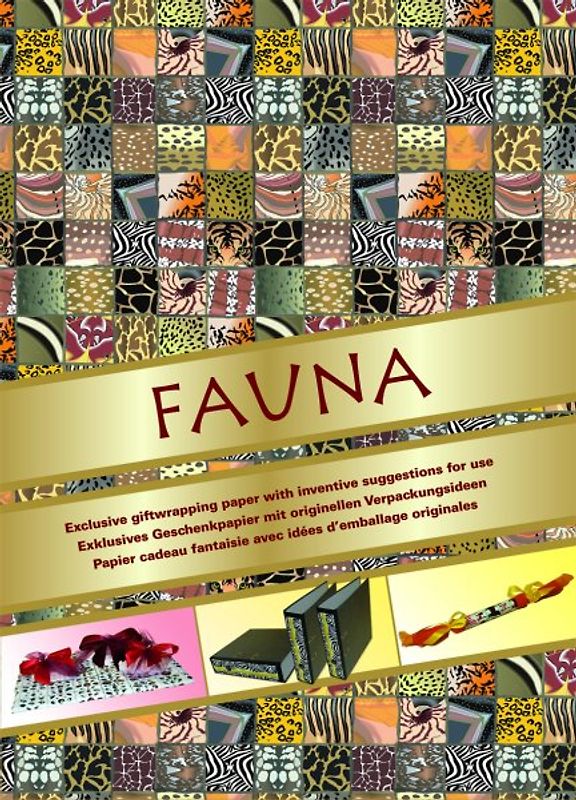 Fauna. Exklusives Geschenkpapier mit originellen Verpackungsideen