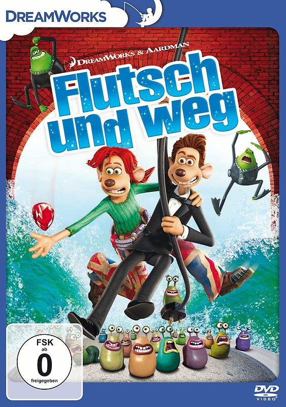 Flutsch und weg DVD