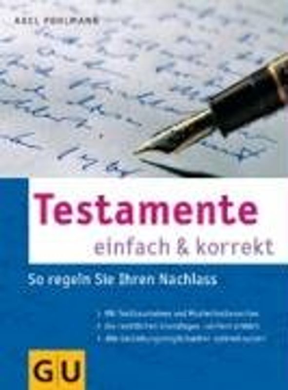 Testamente einfach & korrekt