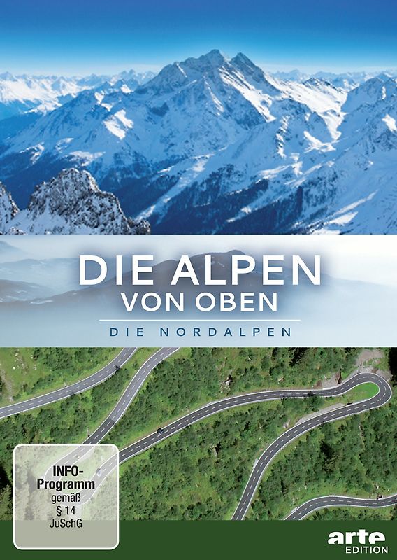 Die Alpen von oben - Die Nordalpen [arte Edition, 2 DVDs] DVD