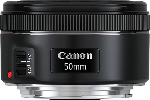 Canon EF 50 mm F1.8 STM 49 mm Filtergewinde (Canon EF Anschluss) schwarz