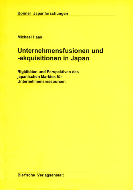 Unternehmensfusionen und -akquisitionen in Japan