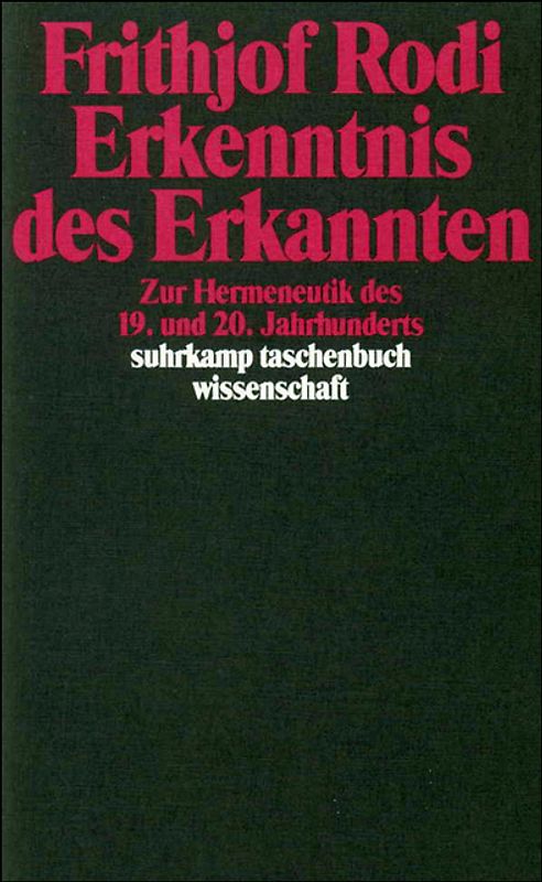 Erkenntnis des Erkannten