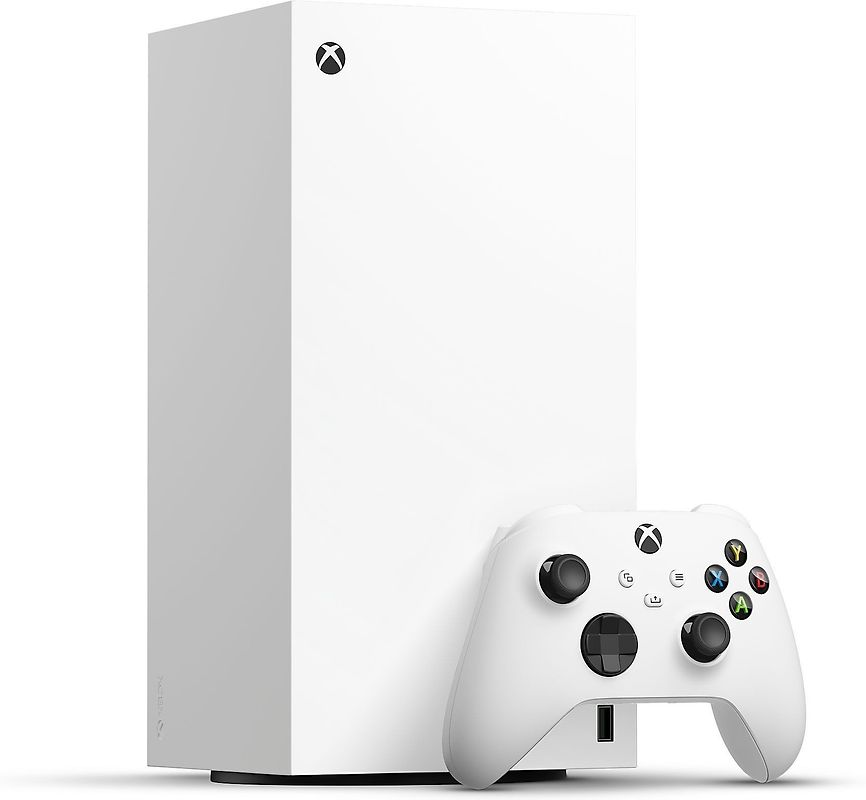 Microsoft Xbox Series X 1TB All-Digital [inkl. Microsoft Xbox Series X Wireless Controller robot white] weiß
