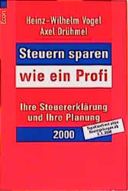 Steuern sparen wie ein Profi. Ihre Steuererklärung und Ihre Planung