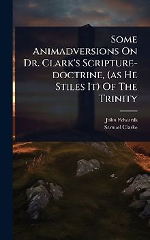 Some Animadversions On Dr. Clark's Scripture-doctrine, (as He Stiles It) Of The Trinity
