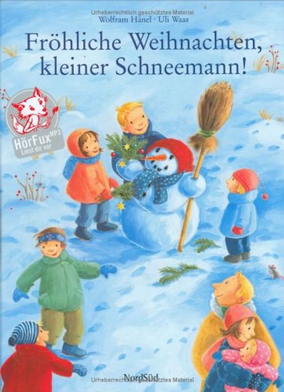 Fröhliche Weihnachten, kleiner Schneemann!