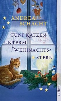 Fünf Katzen unterm Weihnachtsstern
