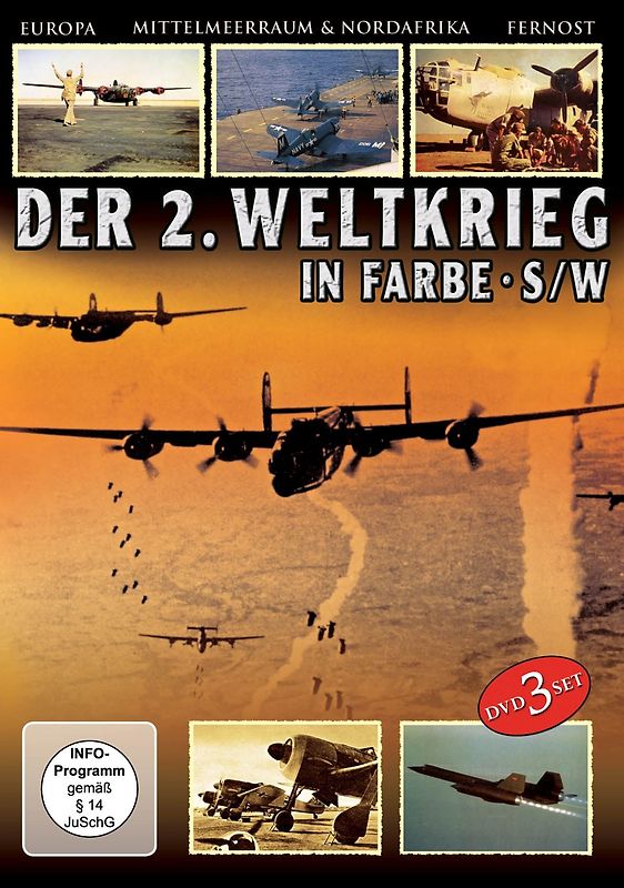 Der 2. Weltkrieg in Farbe & s/w [3 DVDs] DVD