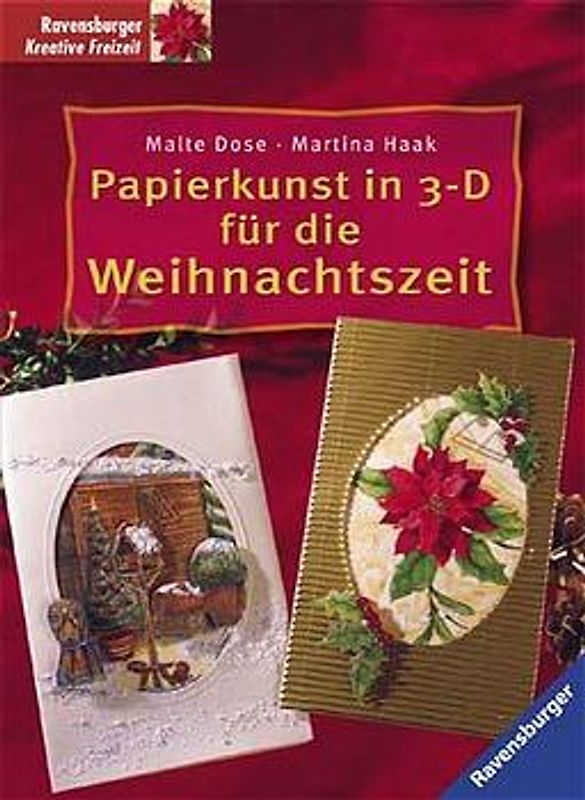 Papierkunst in 3-D für die Weihnachtszeit
