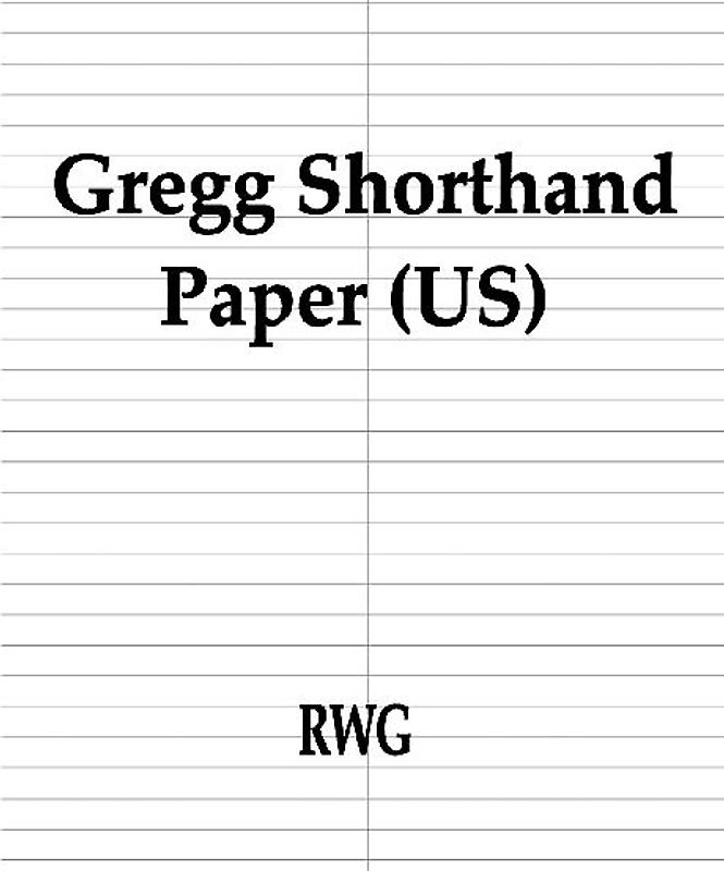 Gregg Shorthand Paper (US)
