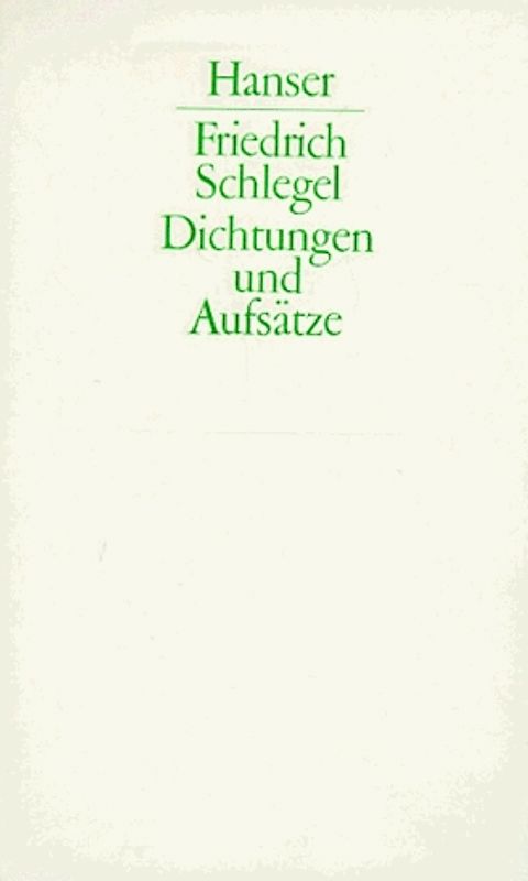Dichtungen und Aufsätze