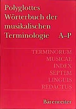 Terminorum Musicae Index Septem Linguam Redactus