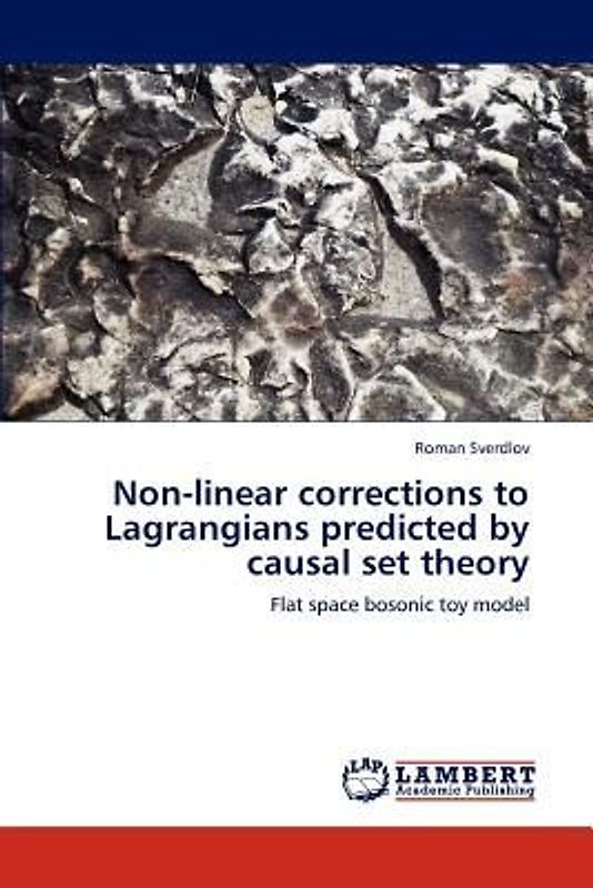 Non-linear corrections to Lagrangians predicted by causal set theory