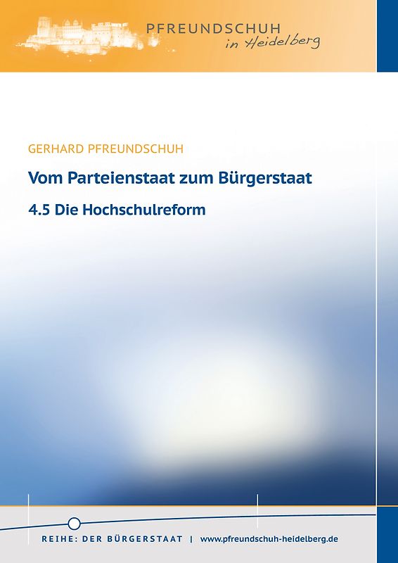 4.5 Die Hochschulreform