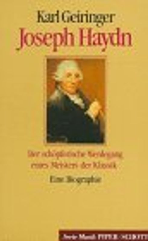 Joseph Haydn. Der schöpferische Werdegang eines Meisters der Klassik. (SP 8212)